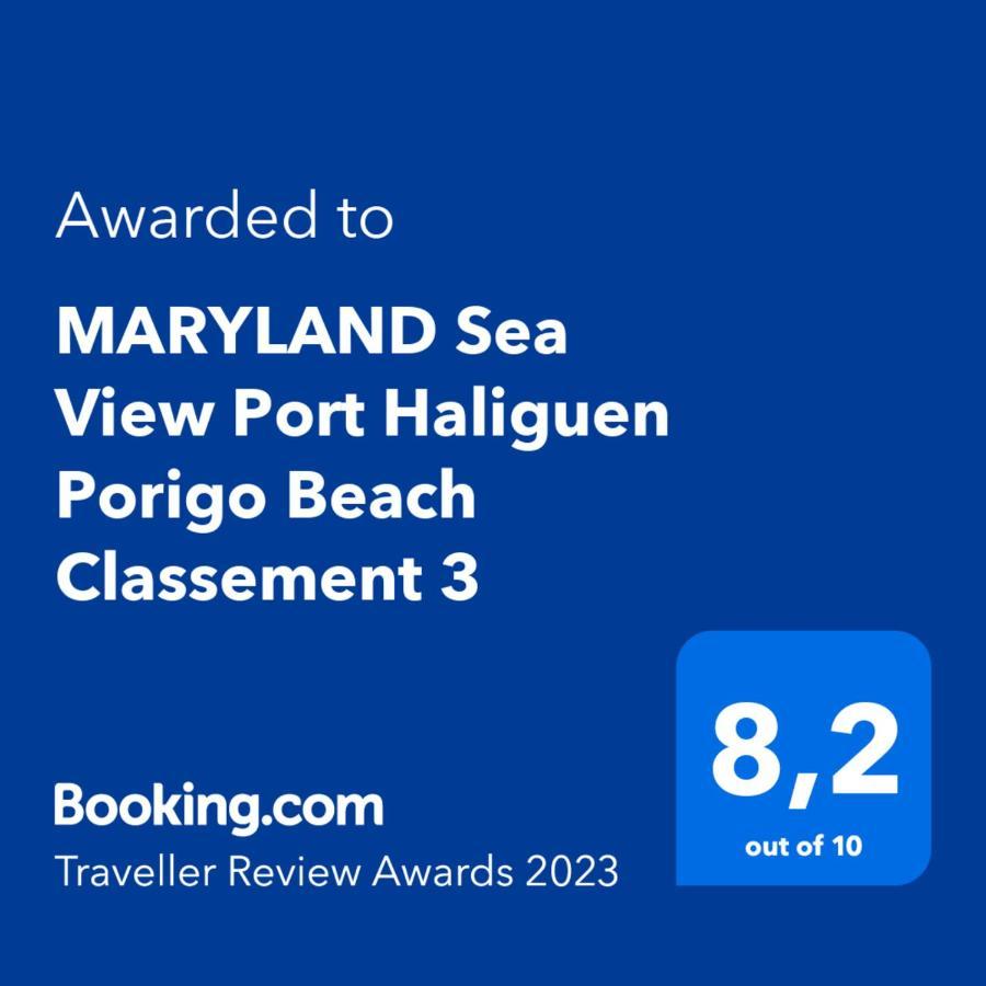 Maryland Vue Mer Port Haliguen Plage Du Porigo Quiberon Exterior foto